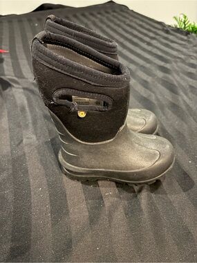 Bogs Kids Black Rain & Snow Boots